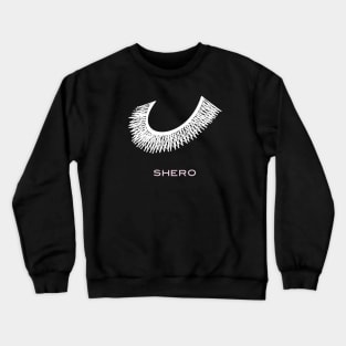 RGB -SHERO (Ruth Bader Ginsberg) Crewneck Sweatshirt